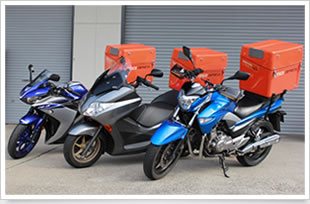 全国緊急配送、即日配送なら京都バイク便のシスコエクスプレス｜お電話